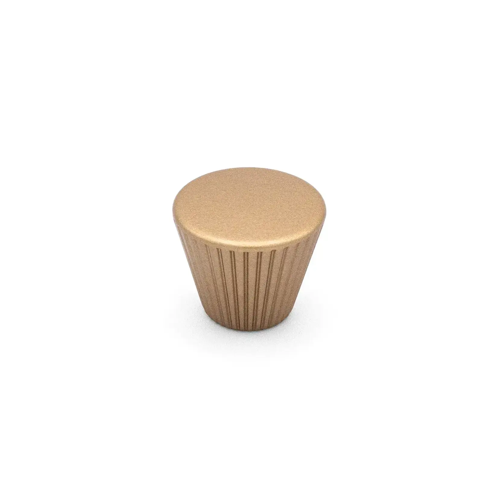 Citterio Giulio Lineas Fluted Knob Matte Gold 30mm