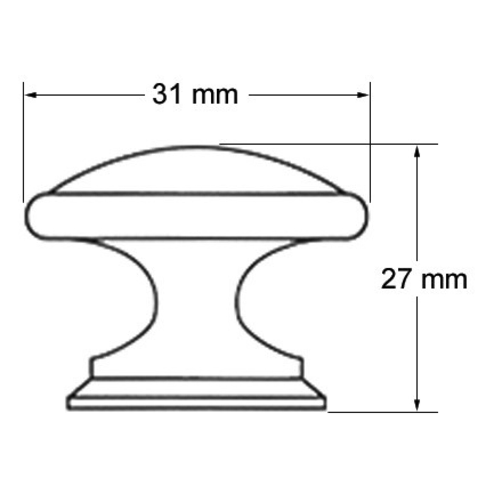 Marathon Hardware Linwood Knob