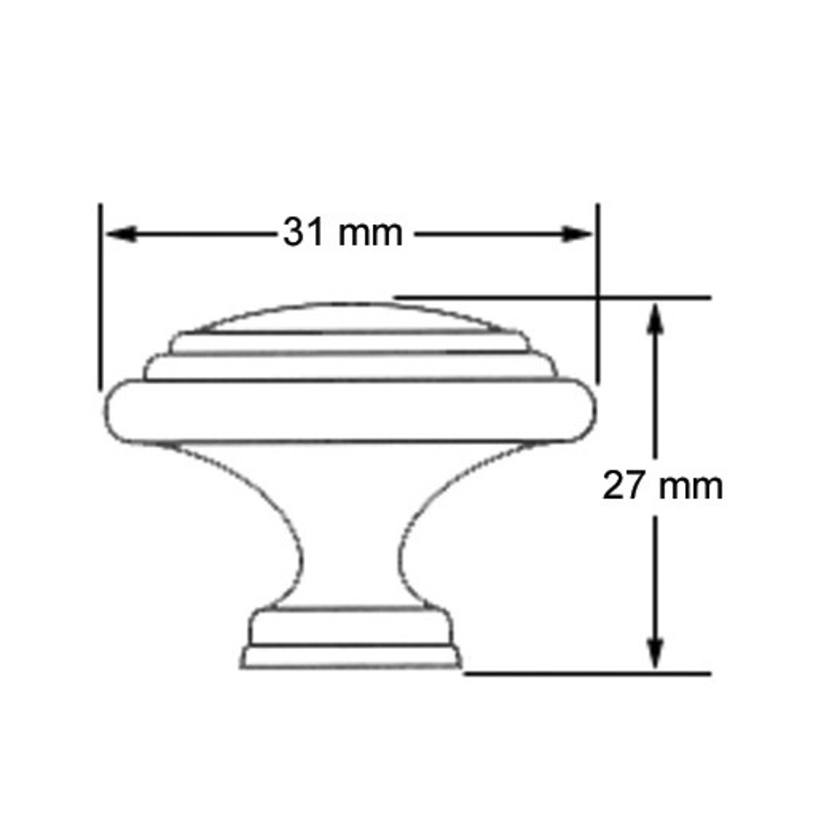 Marathon Hardware Rook Knob