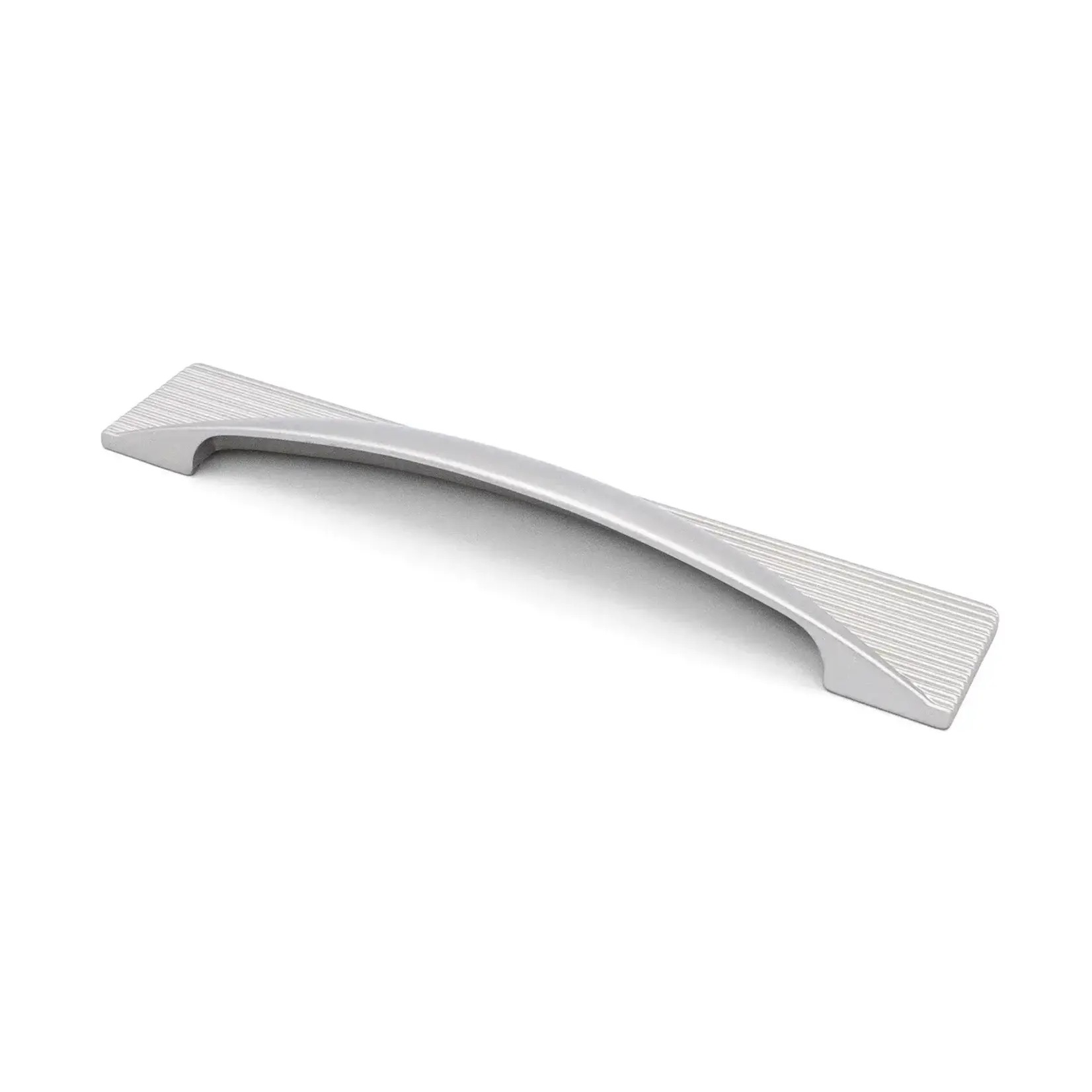 Citterio Giulio Lineas Fluted Cup Pull Lacquered Silver 160mm