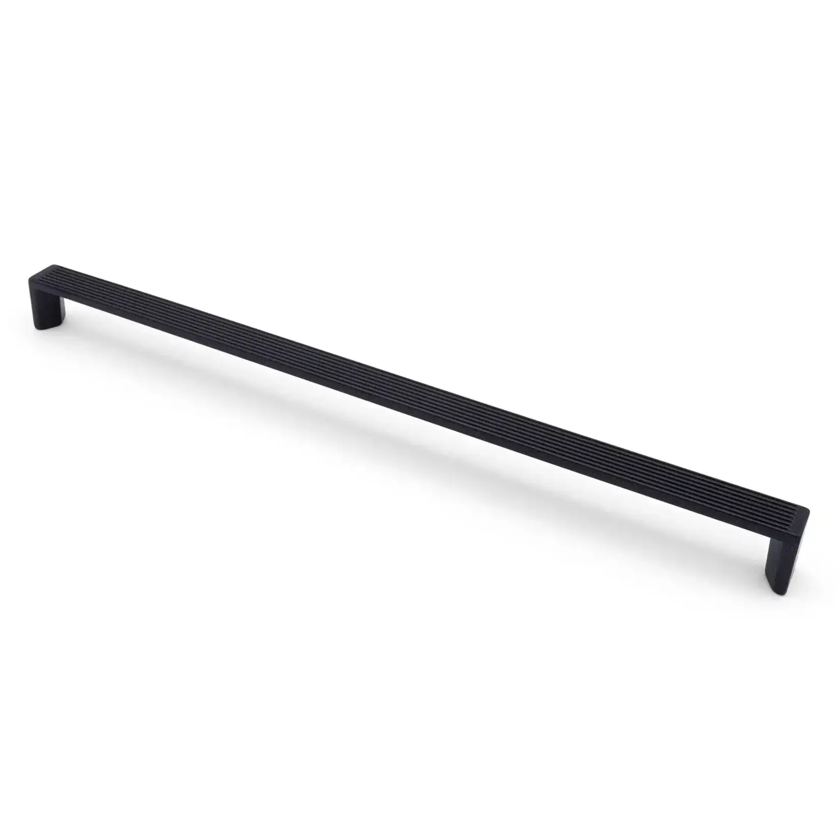 Citterio Giulio Lineas Fluted Designer Pull Matte Black 320mm