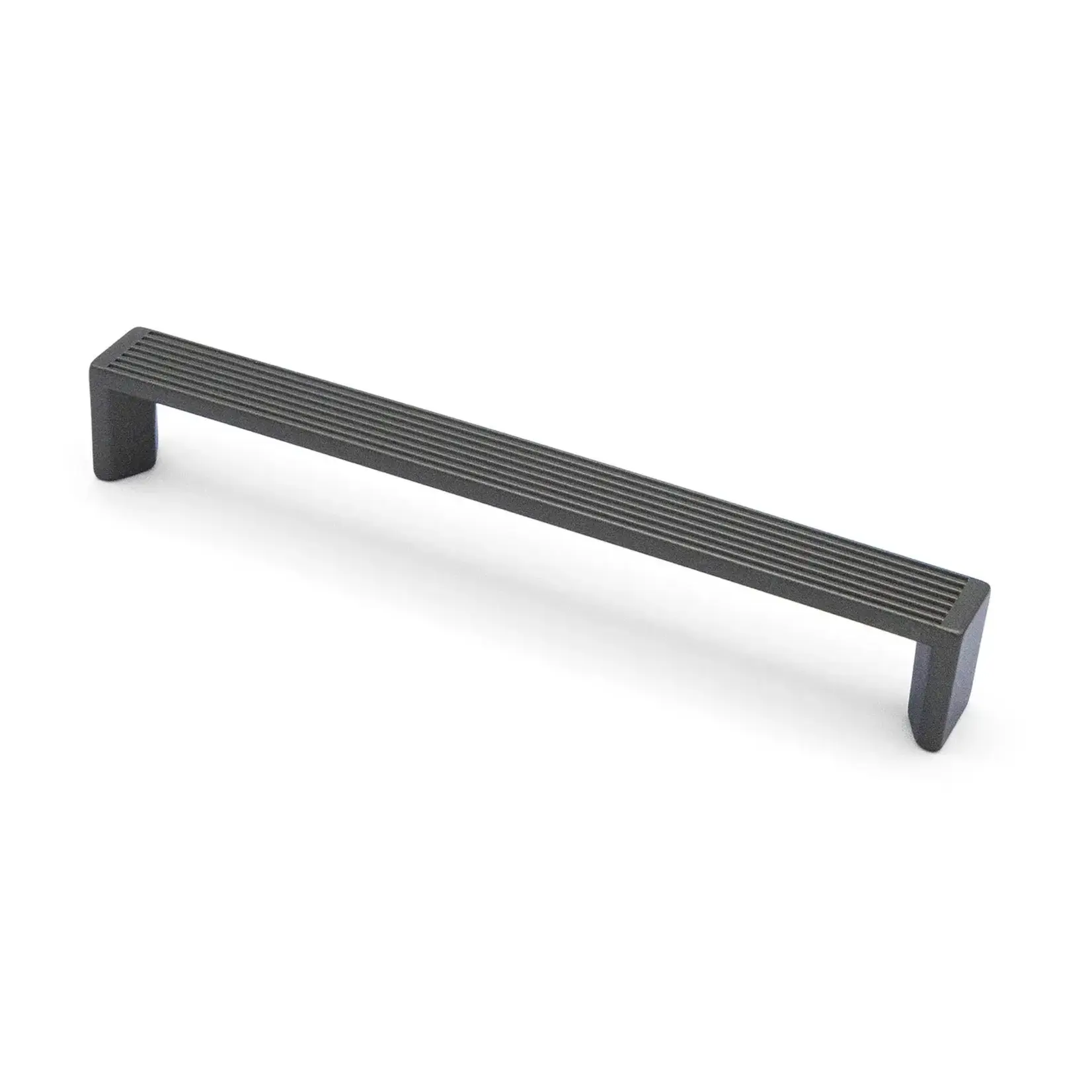Citterio Giulio Lineas Fluted Designer Pull Metallic Green 160mm