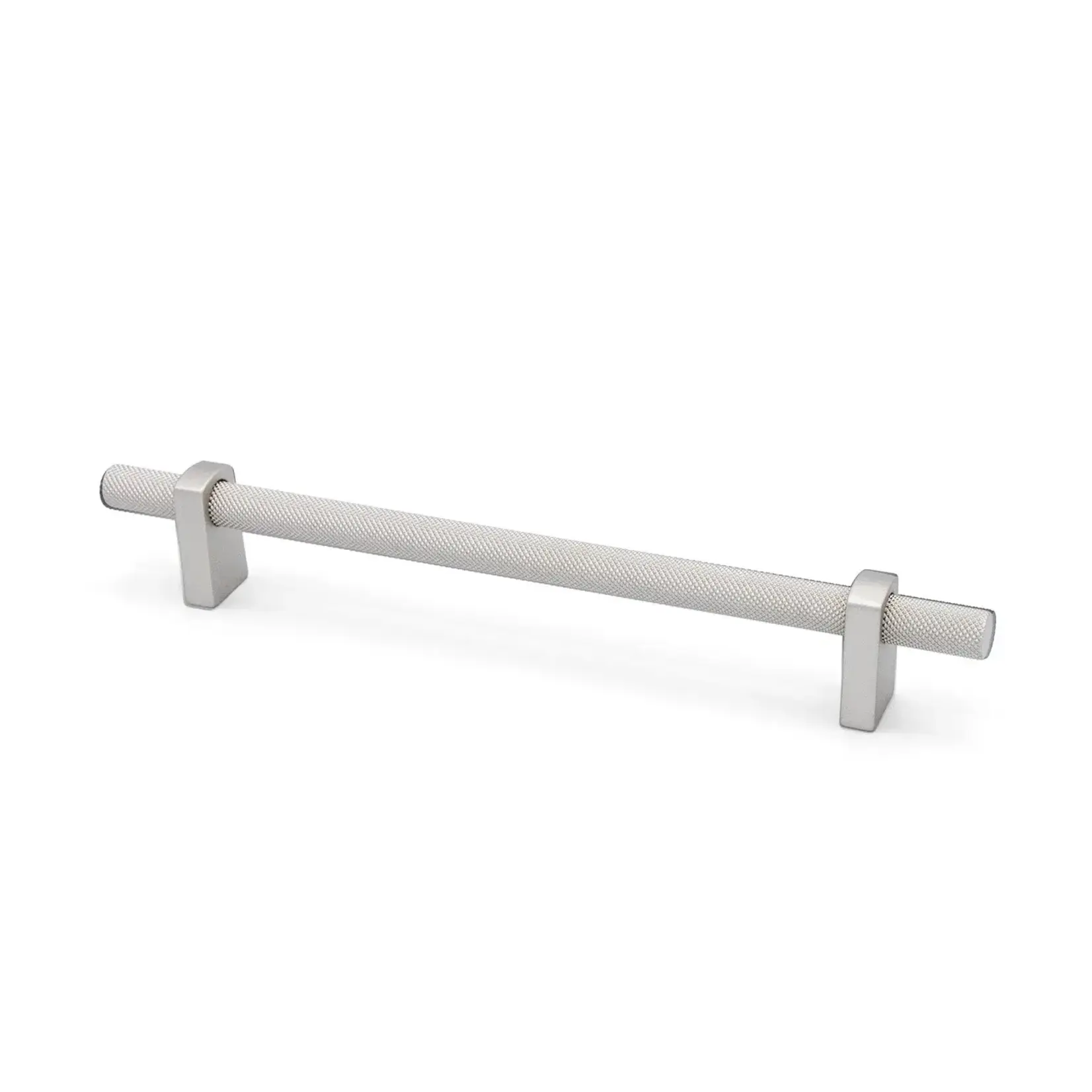 Marathon Hardware Luca Knurled Pull Lacquered Silver - 6 5/16 in