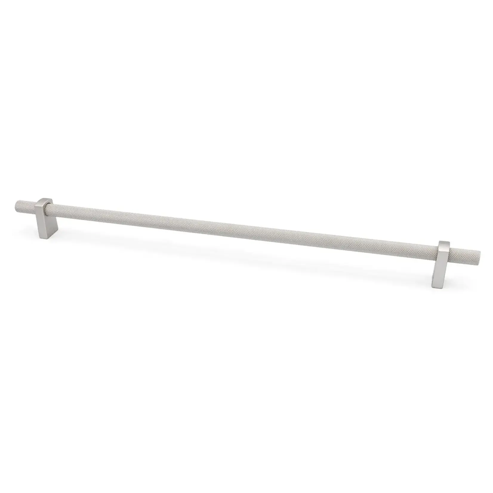 Marathon Hardware Luca Knurled Pull Lacquered Silver - 12 5/8 in