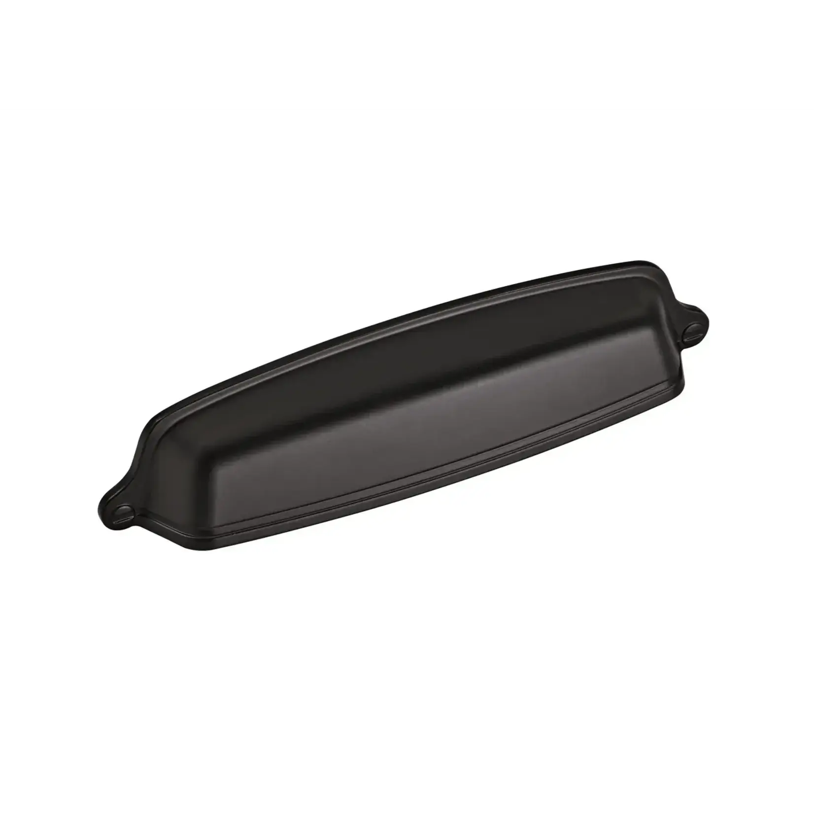 Amerock Stature Cabinet Cup Pull Matte Black 128 mm