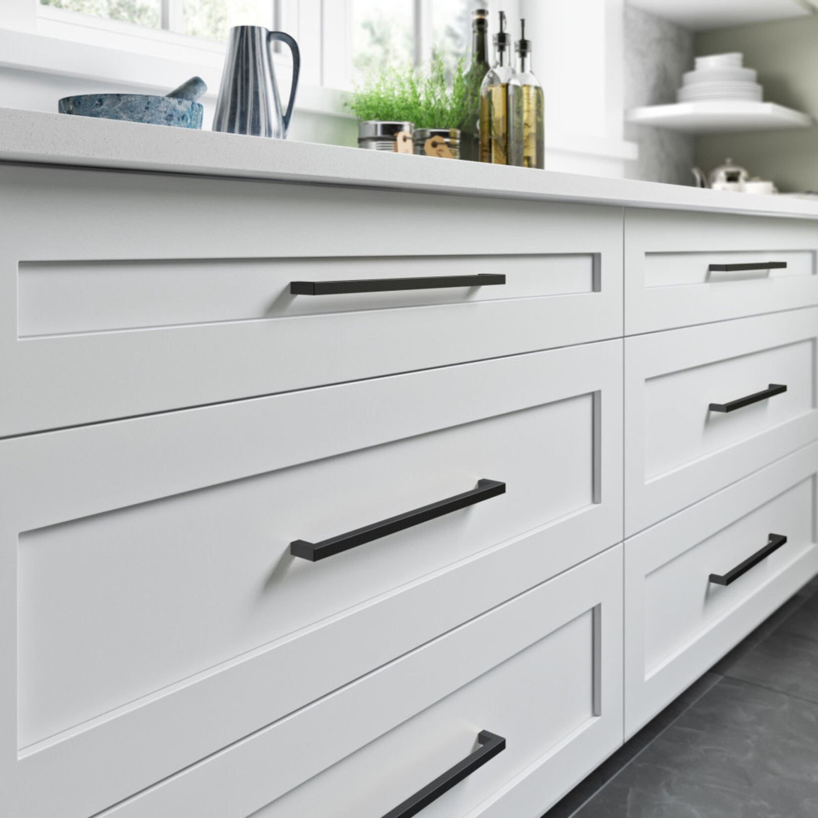 Top Knobs Square Bar Appliance pull