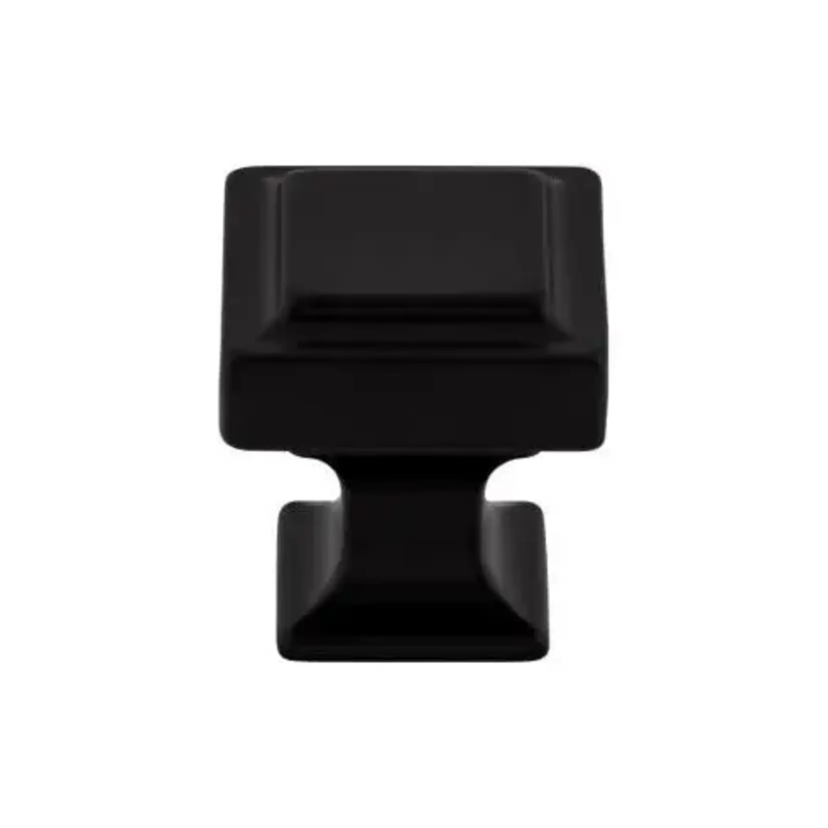 Top Knobs Ascendra Knob Flat Black 1 1/4 in