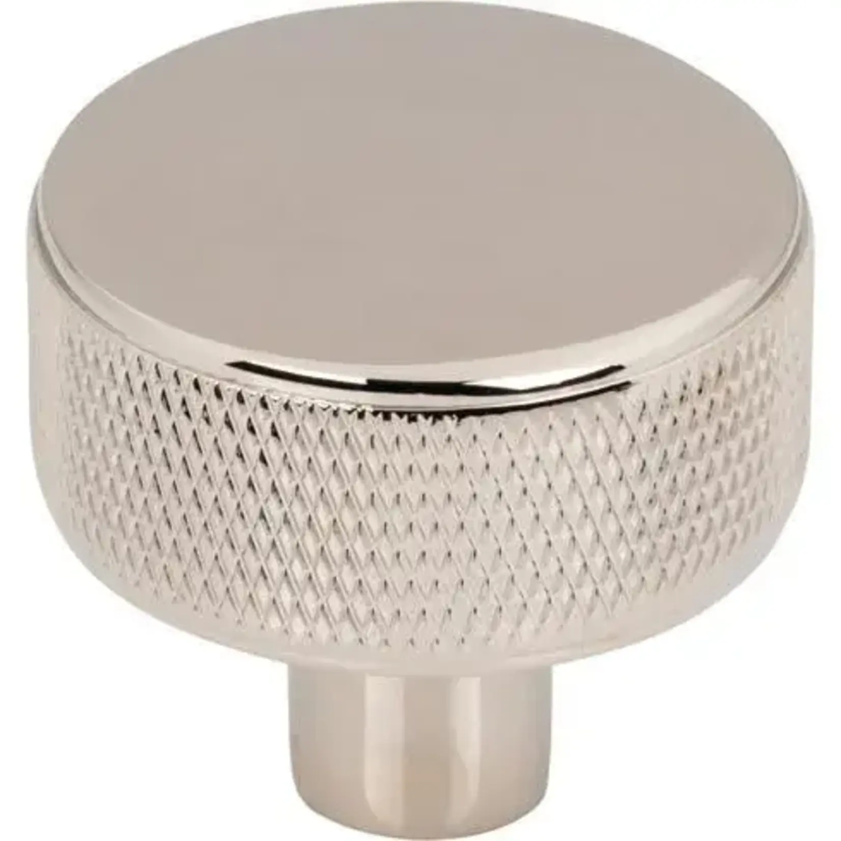 Top Knobs Burnham Round Knob Polished Nickel 1 1/4 Inch