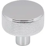 Top Knobs Burnham Round Knob Polished Chrome 1 1/4 In