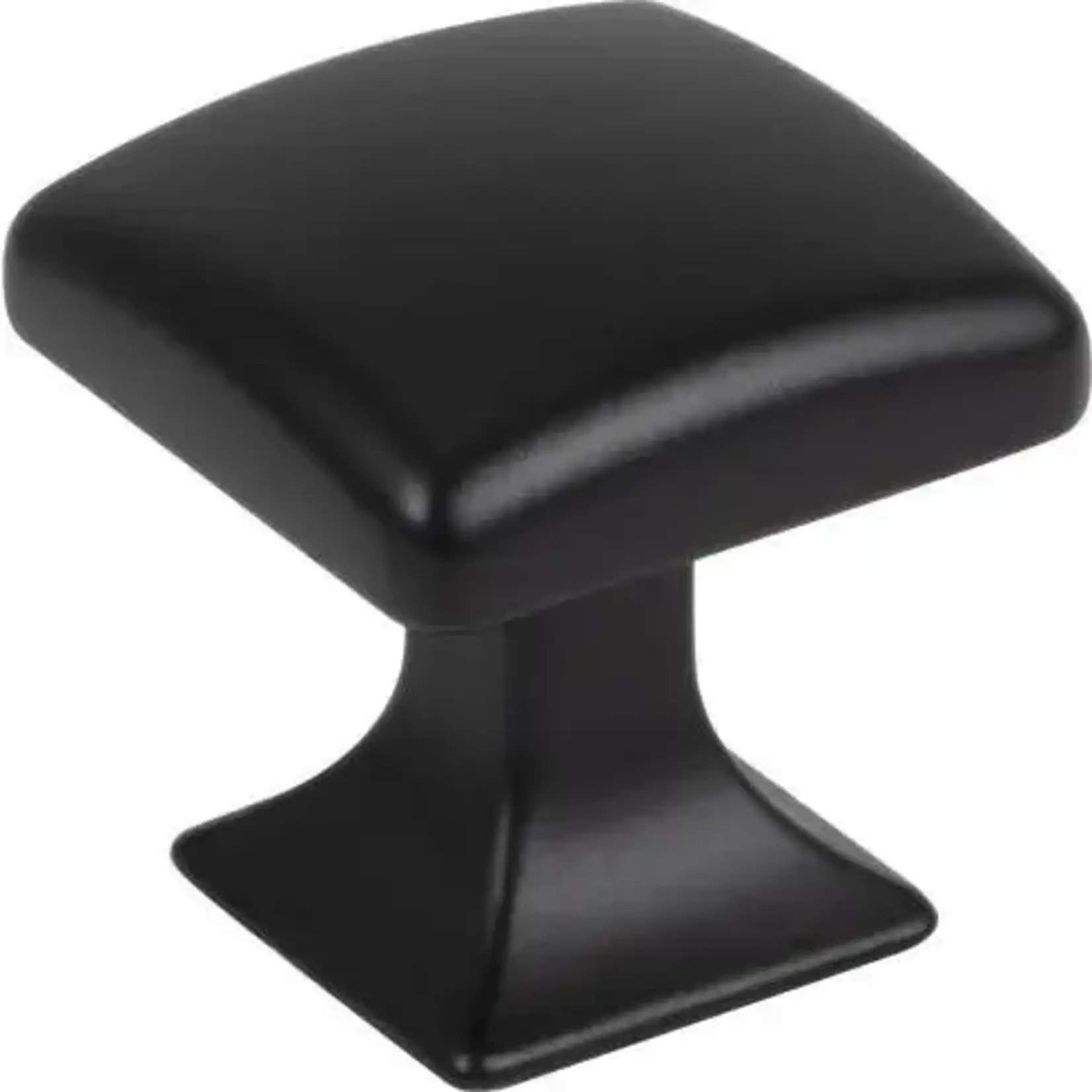 Top Knobs Contour Knob Flat Black 1 1/8 in
