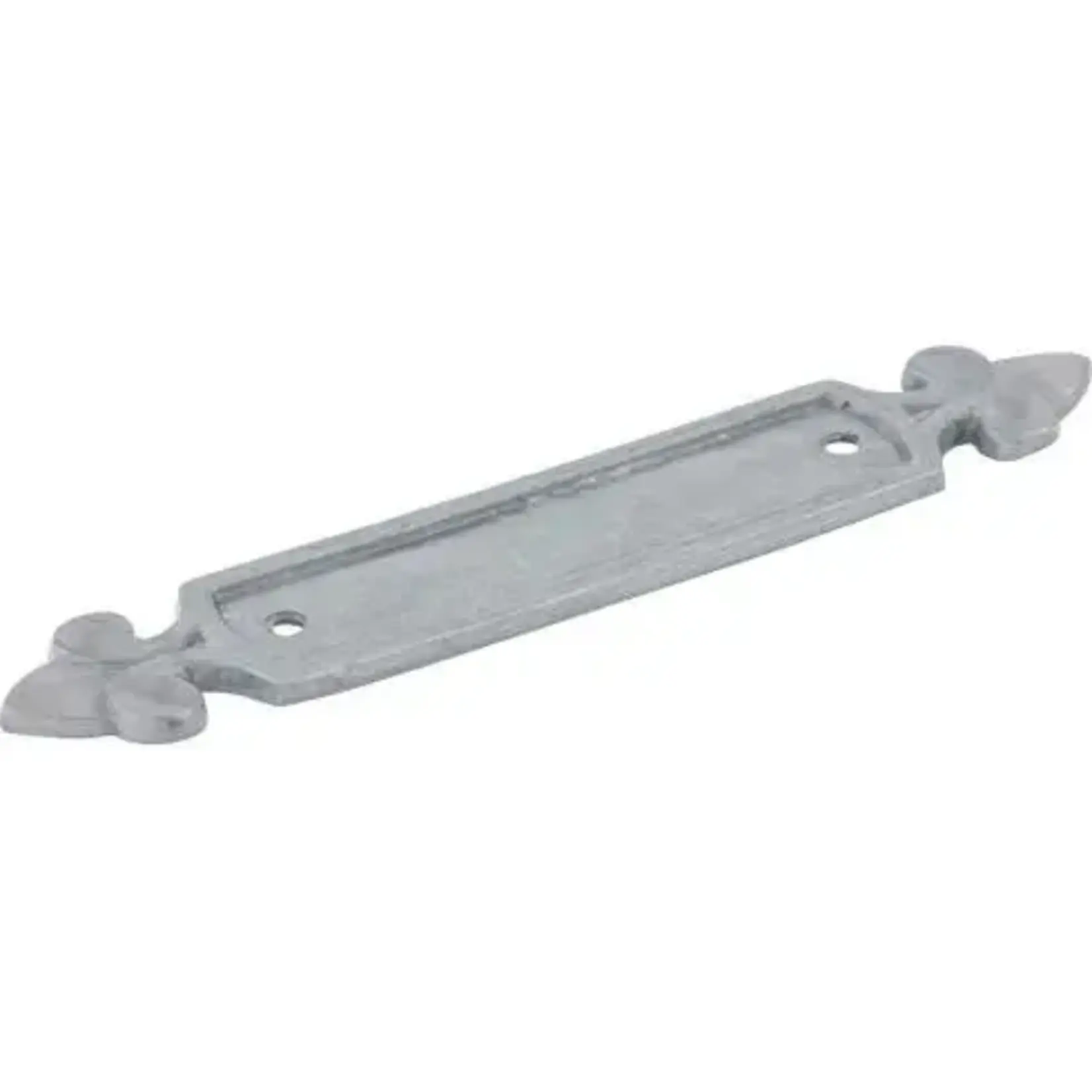 Top Knobs Dover Backplate Pewter Light 2 1/2 Inch