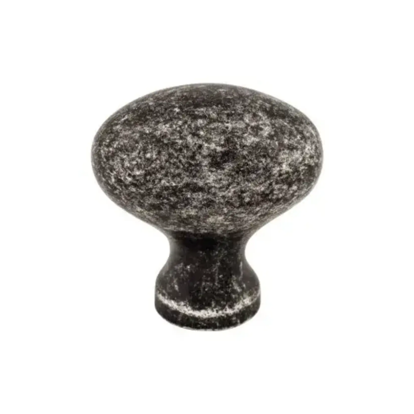 Top Knobs Egg Knob Black Iron 1 1/4 Inch