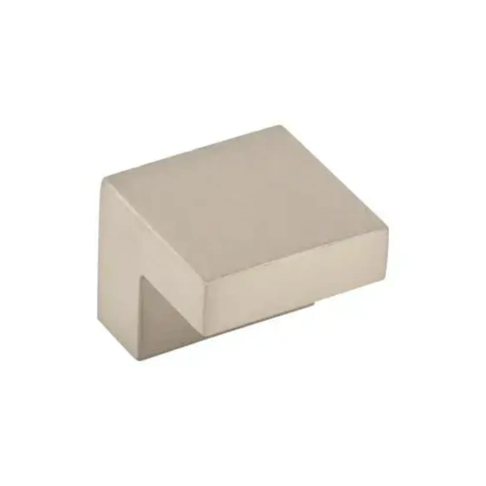 Top Knobs Square Knob Brushed Stainless Steel - 5/8 in