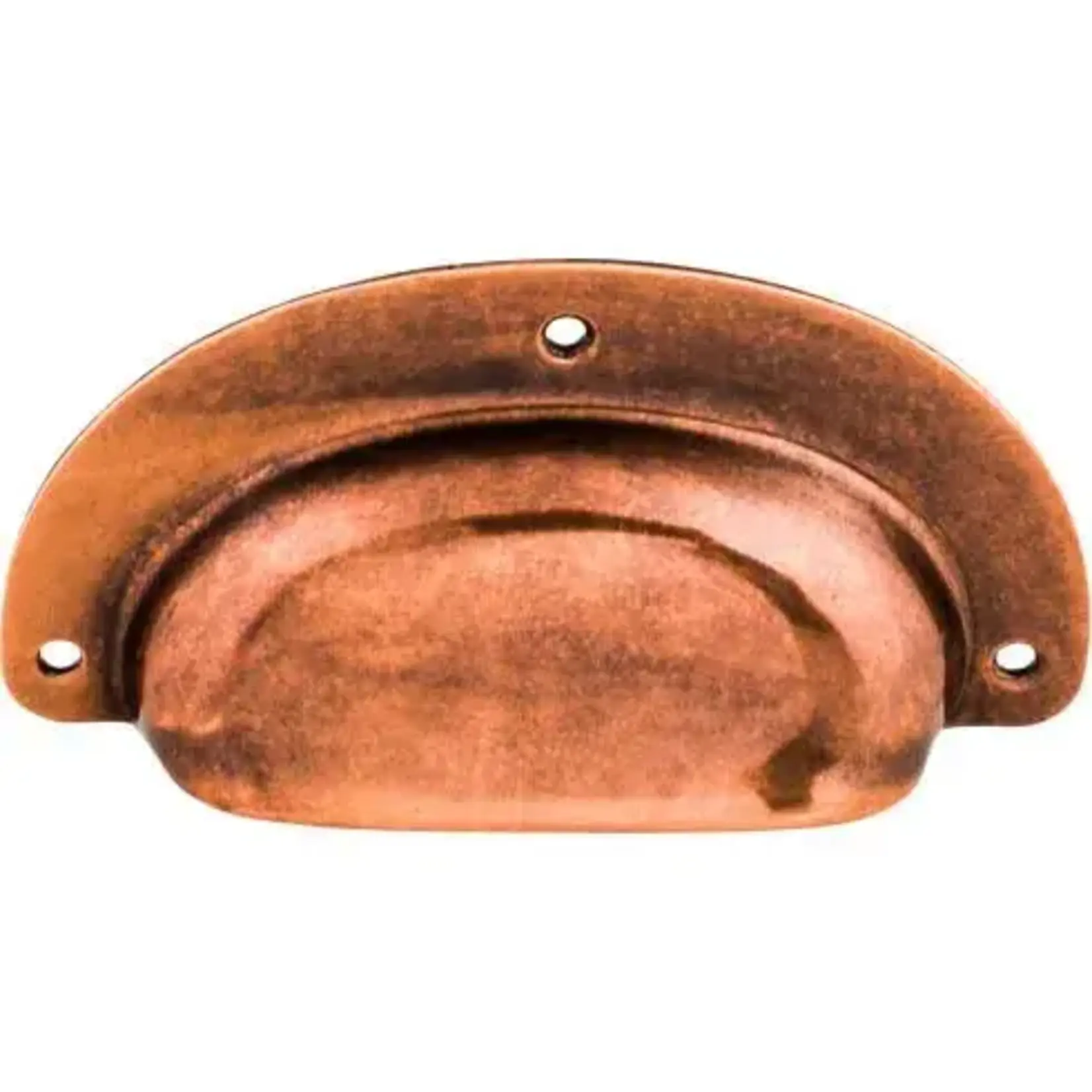 Top Knobs Mayfair Cup Pull Old English Copper - 3 3/4 in