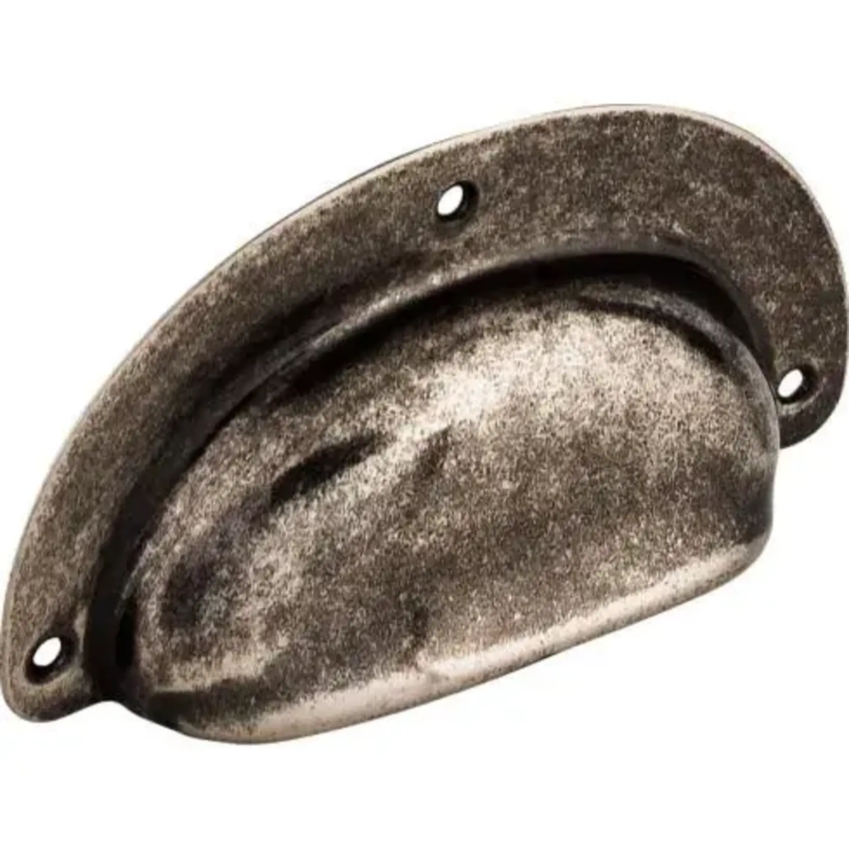 Top Knobs Mayfair Cup Pull Pewter Antique - 3 3/4 in