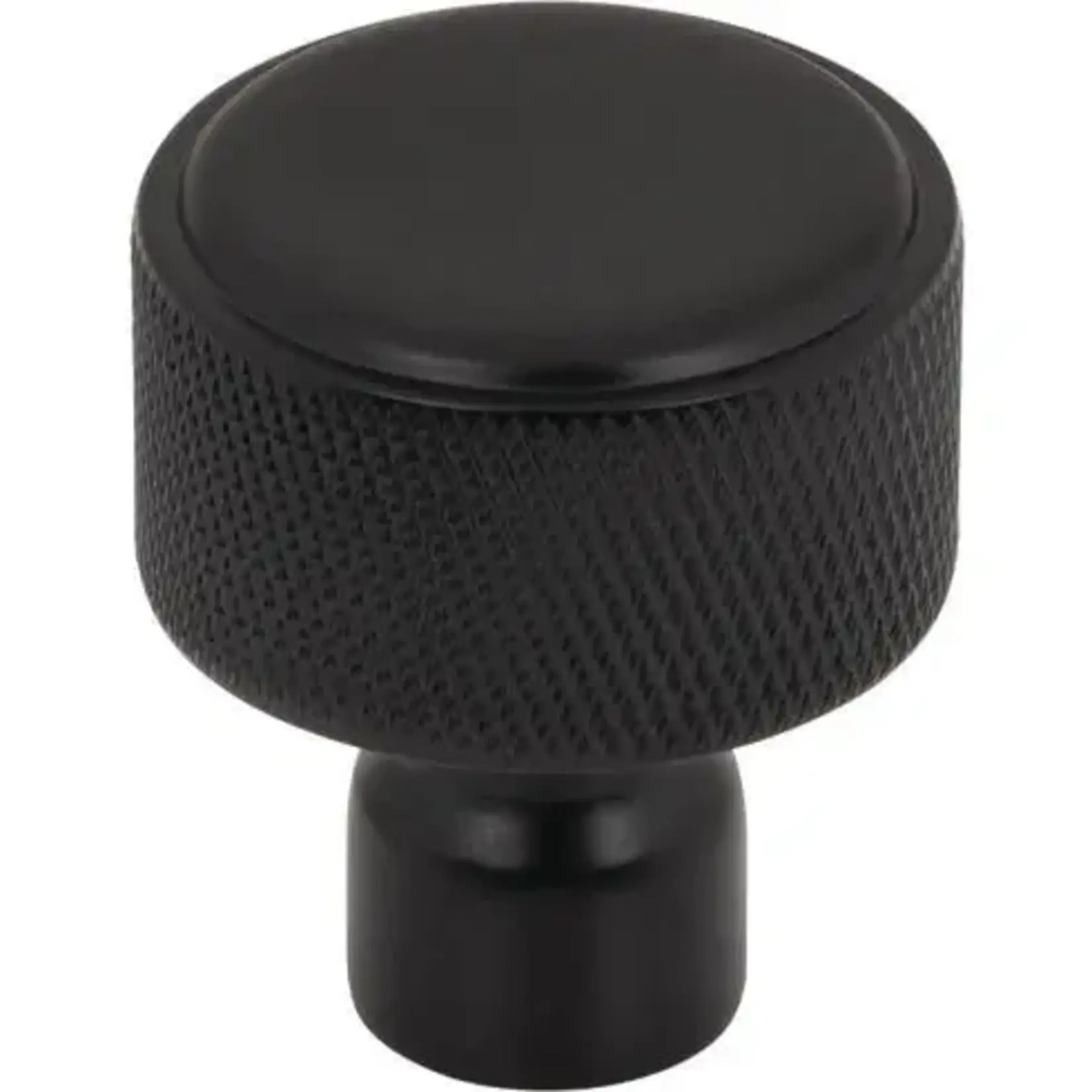 Top Knobs Garrison Knob Flat Black 1 1/4 Inch