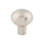 Top Knobs Aspen II Small Egg Knob Brushed Satin Nickel  1 3/16 Inch