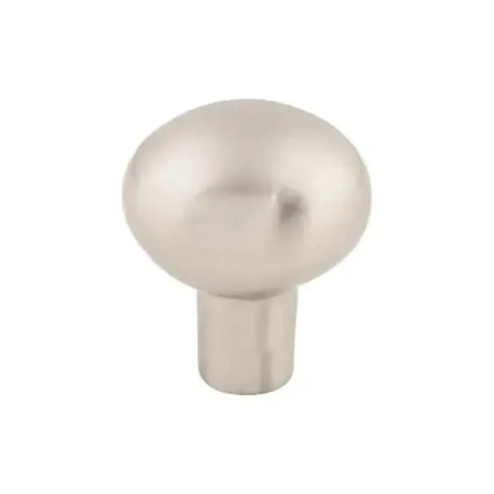 Top Knobs Aspen II Small Egg Knob Brushed Satin Nickel  1 3/16 Inch