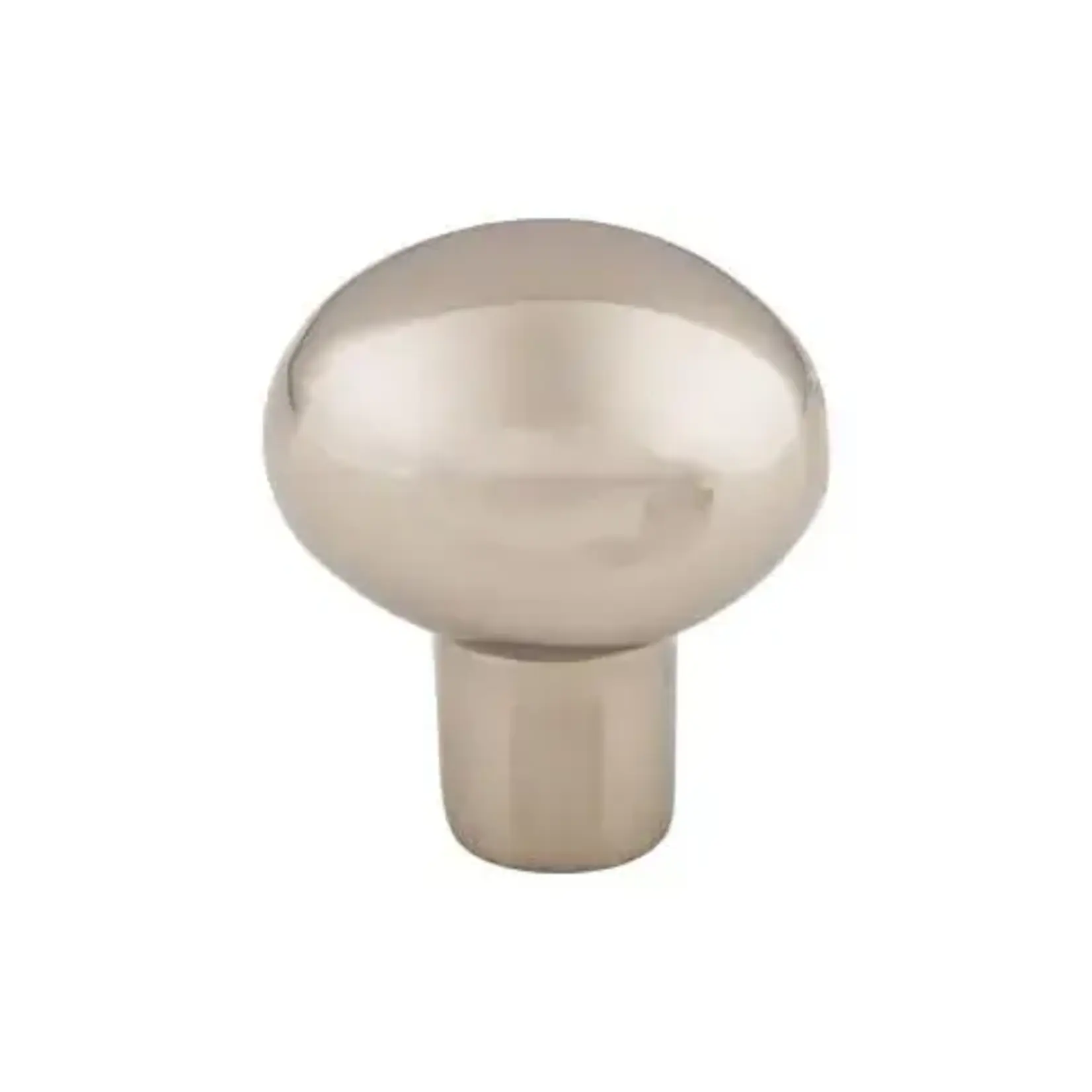 Top Knobs Aspen II Small Egg Knob Polished Nickel  1 3/16 Inch