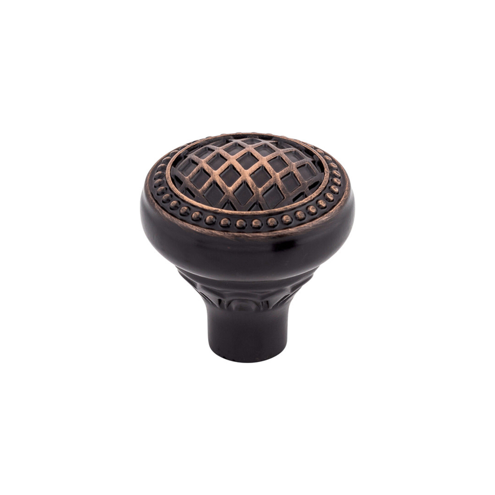 Top Knobs Trevi Round Knob Tuscan Bronze - 1 5/16 in