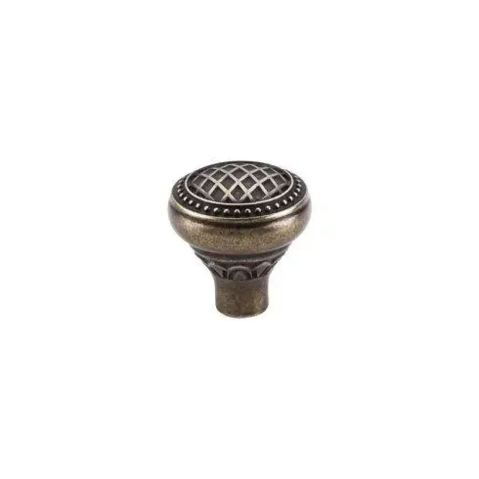 Top Knobs Trevi Round Knob German Bronze - 1 5/16 in