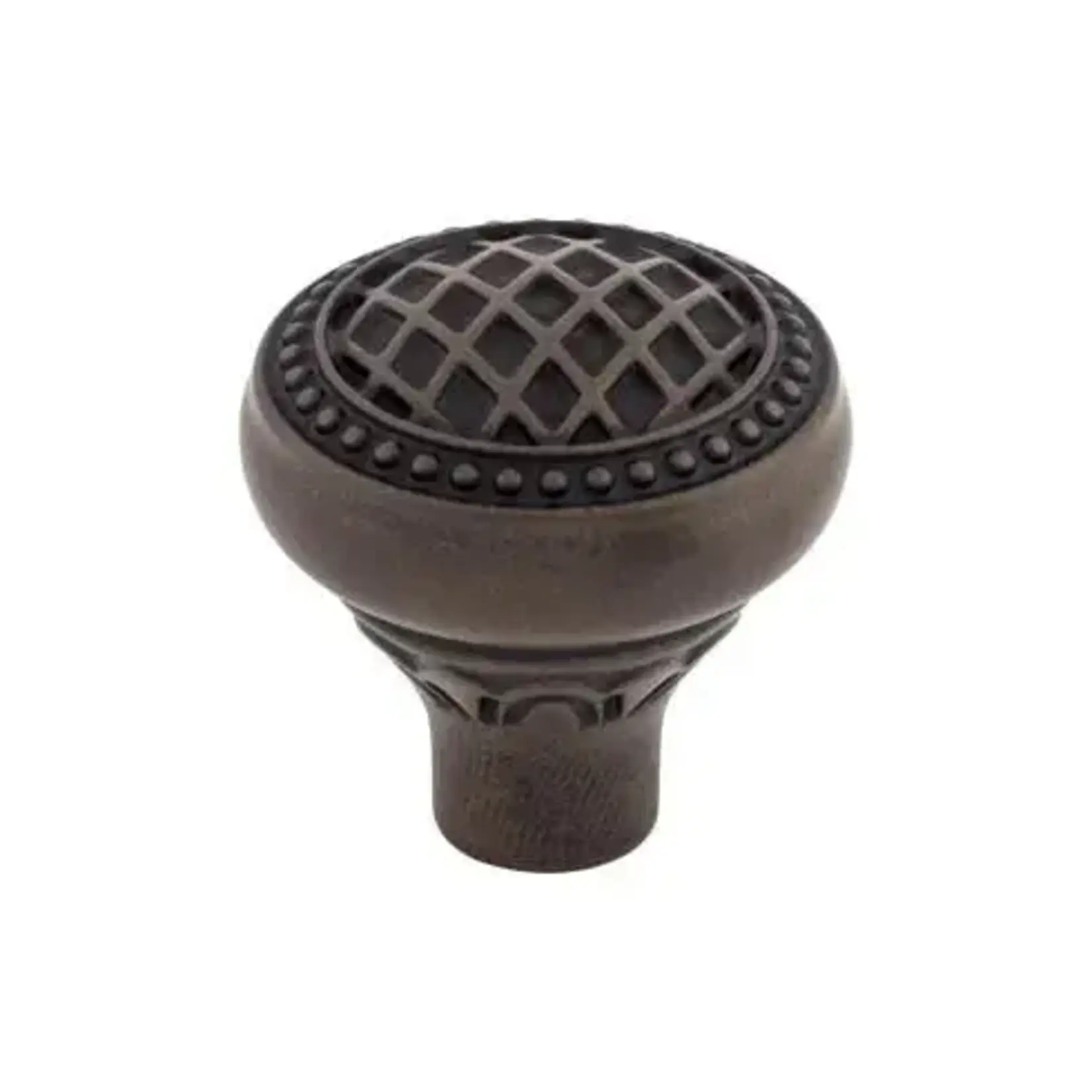 Top Knobs Trevi Round Knob Patina Rouge- 1 5/16 in