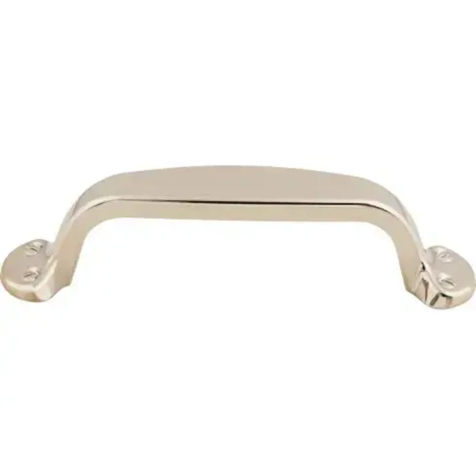 Top Knobs Trunk Pull Polished Nickel - 3 3/4 in