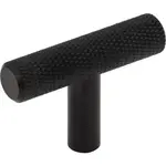 Top Knobs Prestwick T-Knob Flat Black 2 Inch