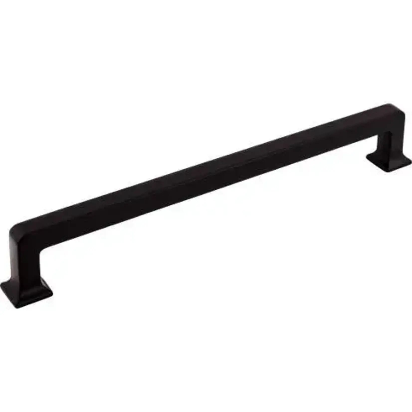 Top Knobs Ascendra Appliance Pull Flat Black 12 Inch
