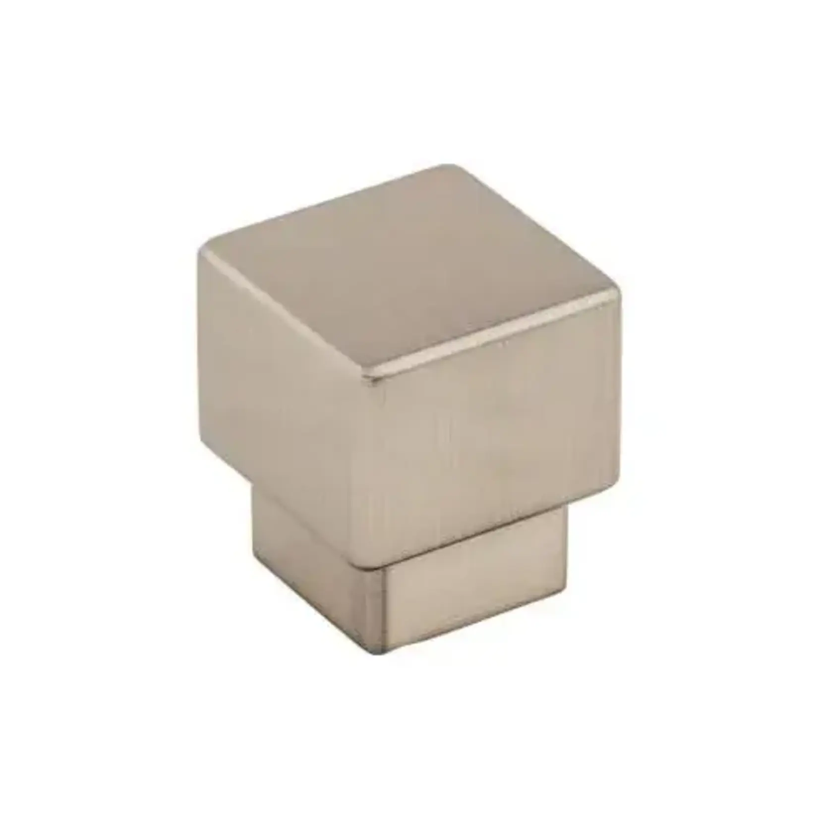 Top Knobs Tapered Square Knob Brushed Satin Nickel - 1 in