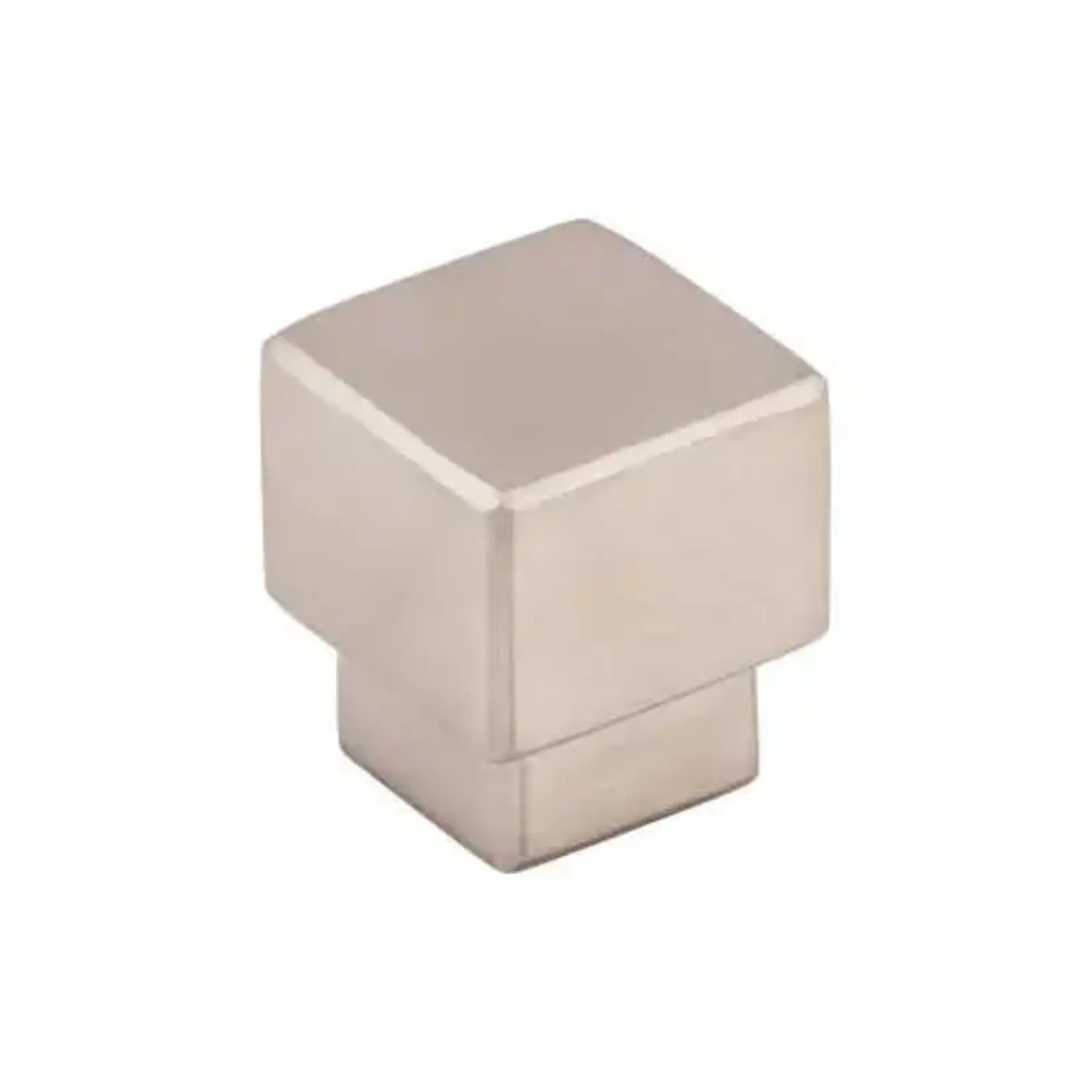 Top Knobs Tapered Square Knob Brushed Stainless Steel - 1 in