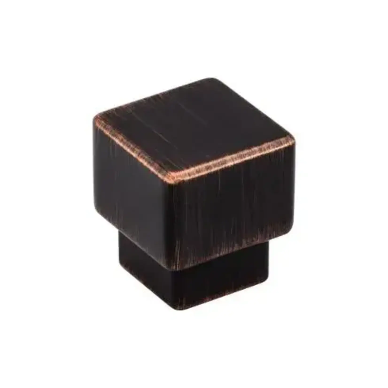 Top Knobs Tapered Square Knob Tuscan Bronze - 1 in