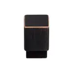 Top Knobs Tapered Square Knob Tuscan Bronze - 3/4 Inch