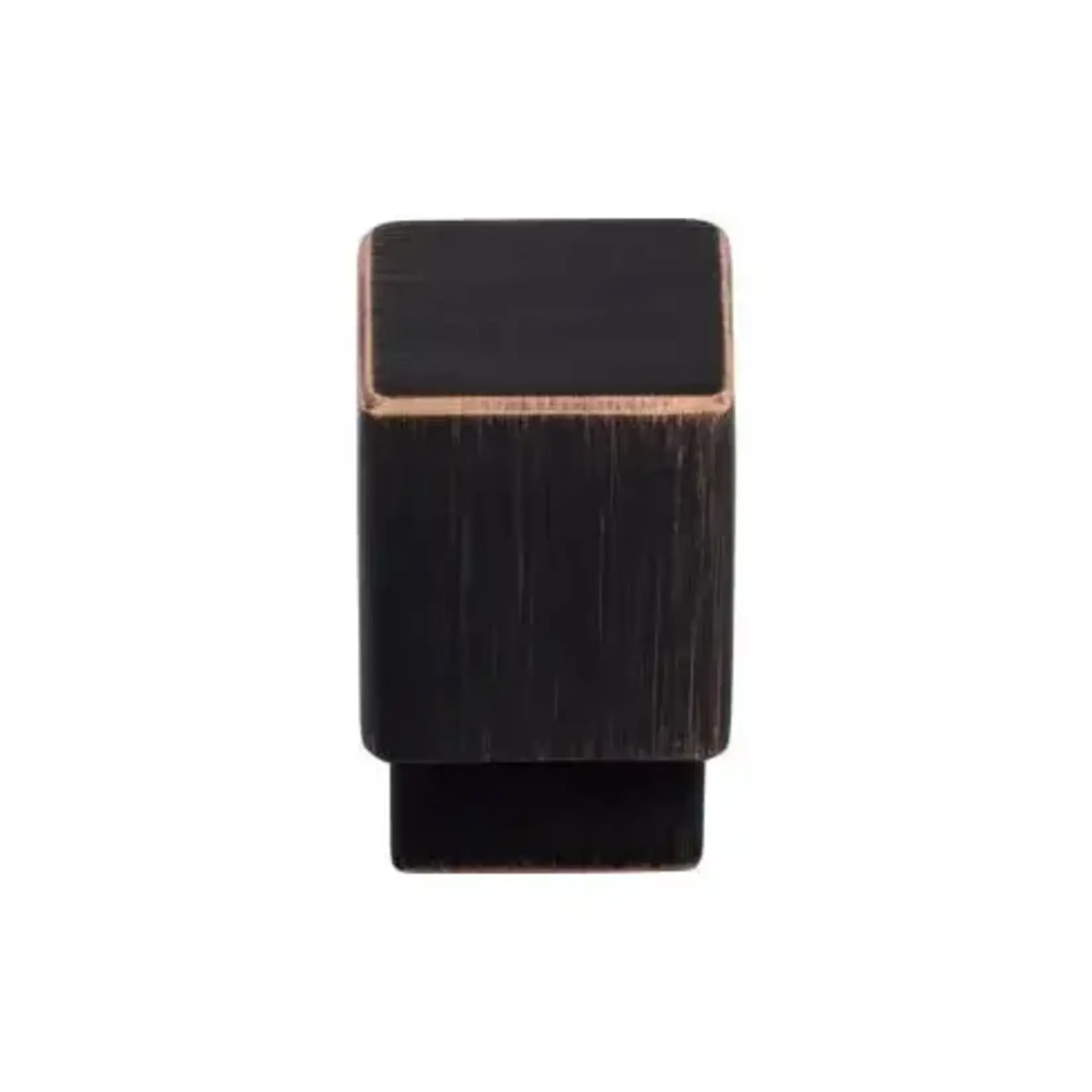 Top Knobs Tapered Square Knob Tuscan Bronze - 3/4 Inch