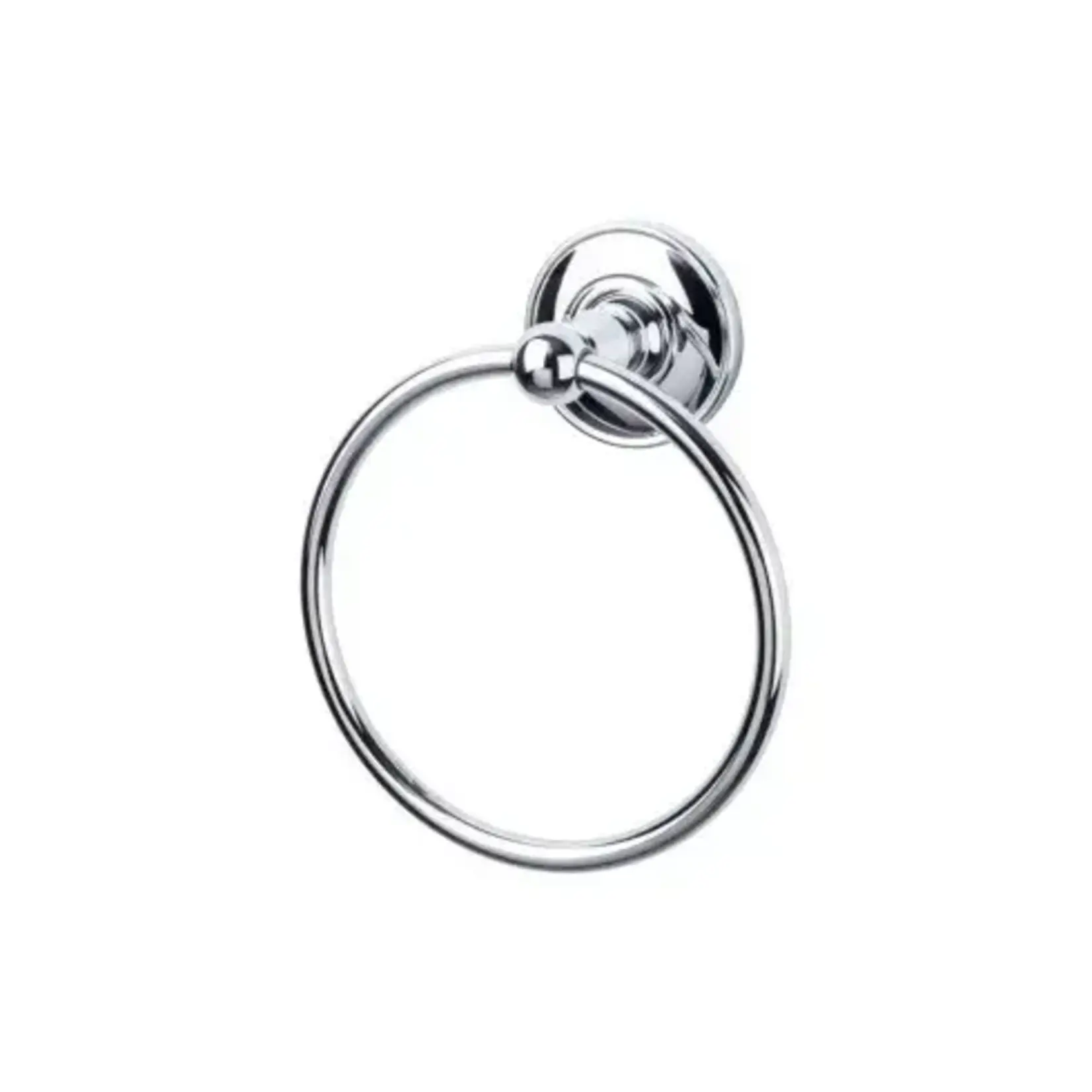 Top Knobs Edwardian Bath Ring Plain Backplate