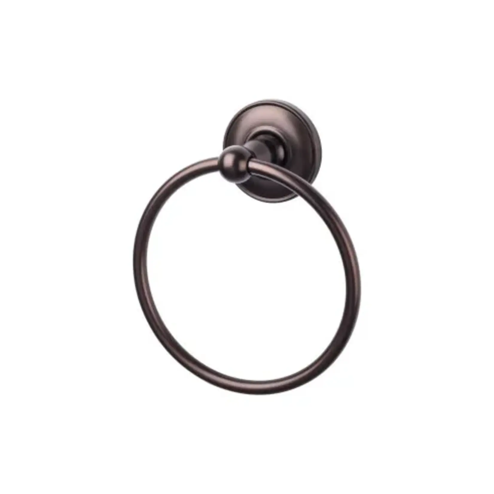Top Knobs Edwardian Bath Ring Plain Backplate