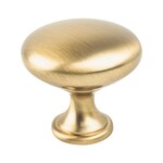 Berenson Euro Moderno Knob Modern Brushed Gold - 1 1/8 in