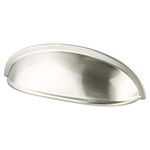 Berenson Folklore Cup Pull Brushed Nickel - 3 in