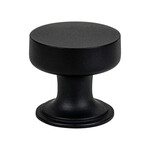 Berenson Folklore Knob Matte Black 1 3/16 Inch