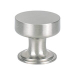 Berenson Folklore Knob Brushed Nickel 1 3/16 Inch