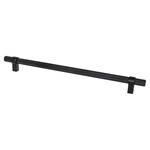 Berenson Radial Reign Knurled Appliance Pull Matte Black - 12 in