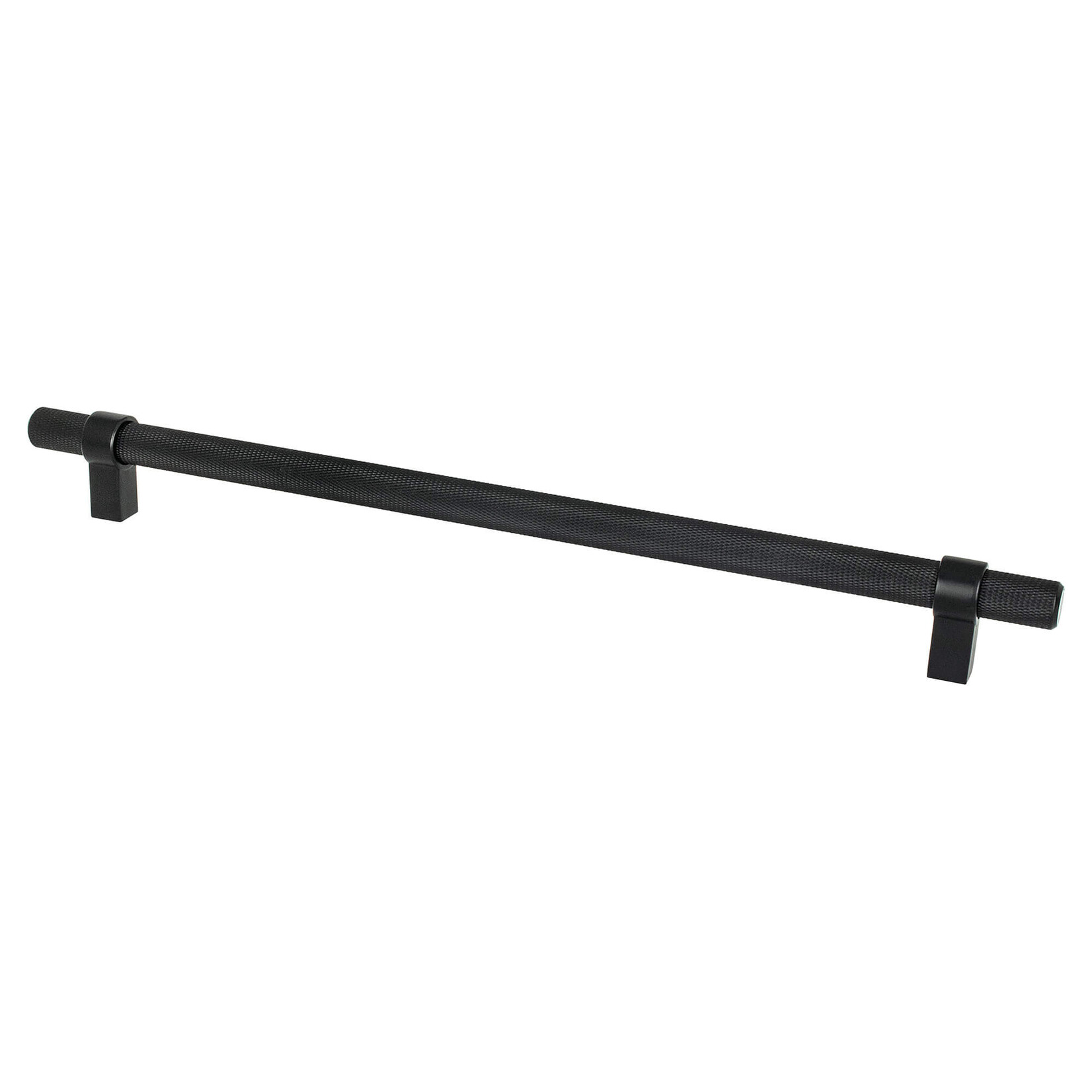 Berenson Radial Reign Knurled Appliance Pull Matte Black - 12 in