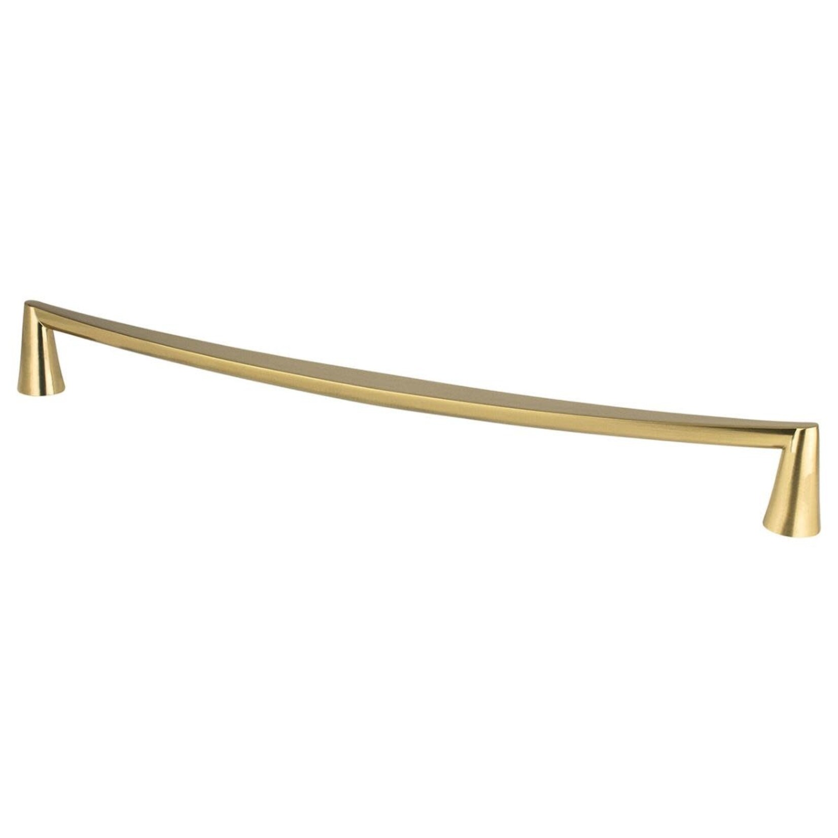 Berenson Domestic Bliss Appliance Pull Modern Brushed Gold 18 Inch