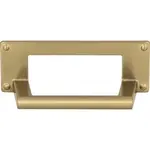 Bradbury Cup Pull Warm Brass - 3 in