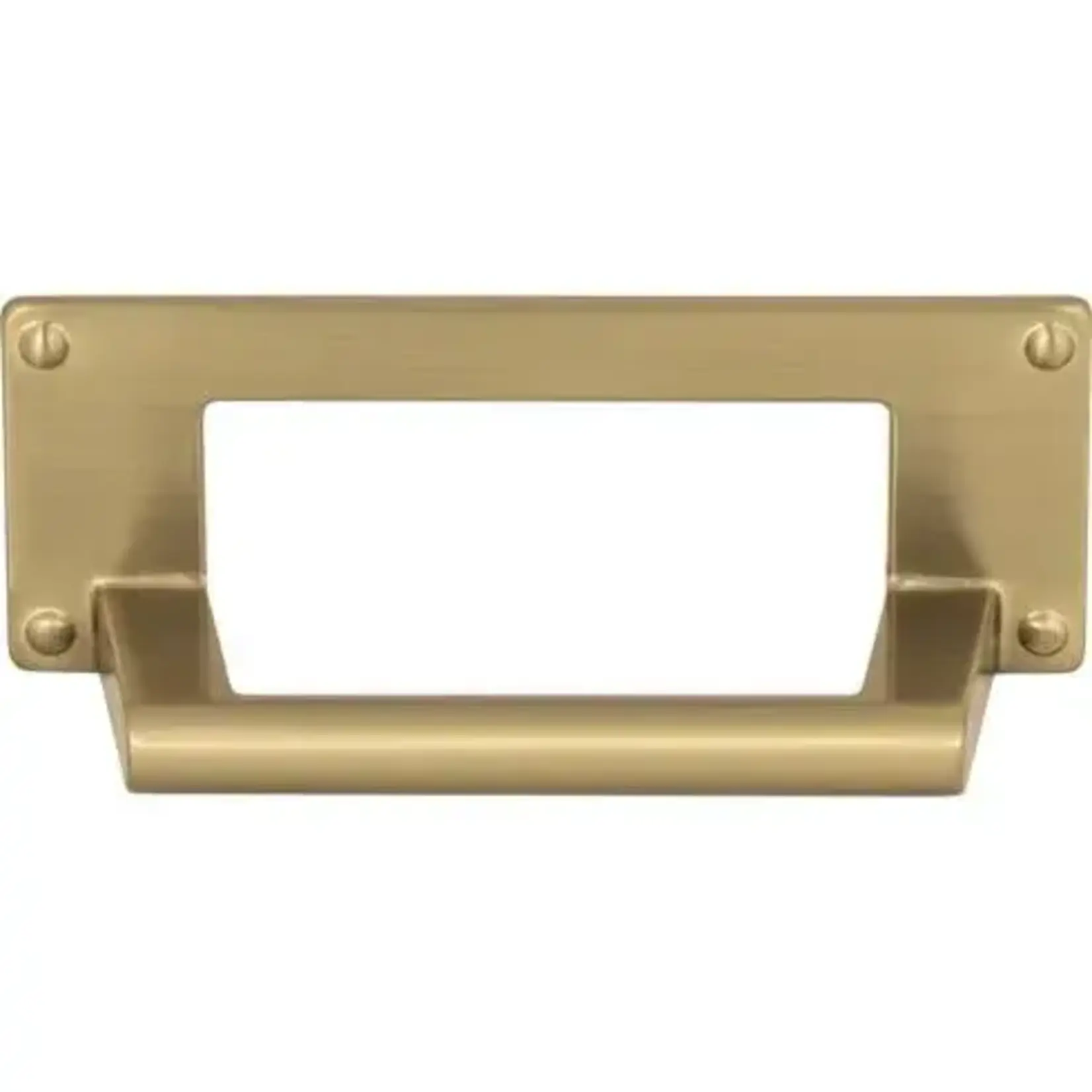 Bradbury Cup Pull Warm Brass - 3 in