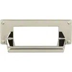 Bradbury Cup Pull Polished Nickel - 3 in