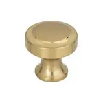 Bradbury Knob Warm Brass 1 1/4 Inch