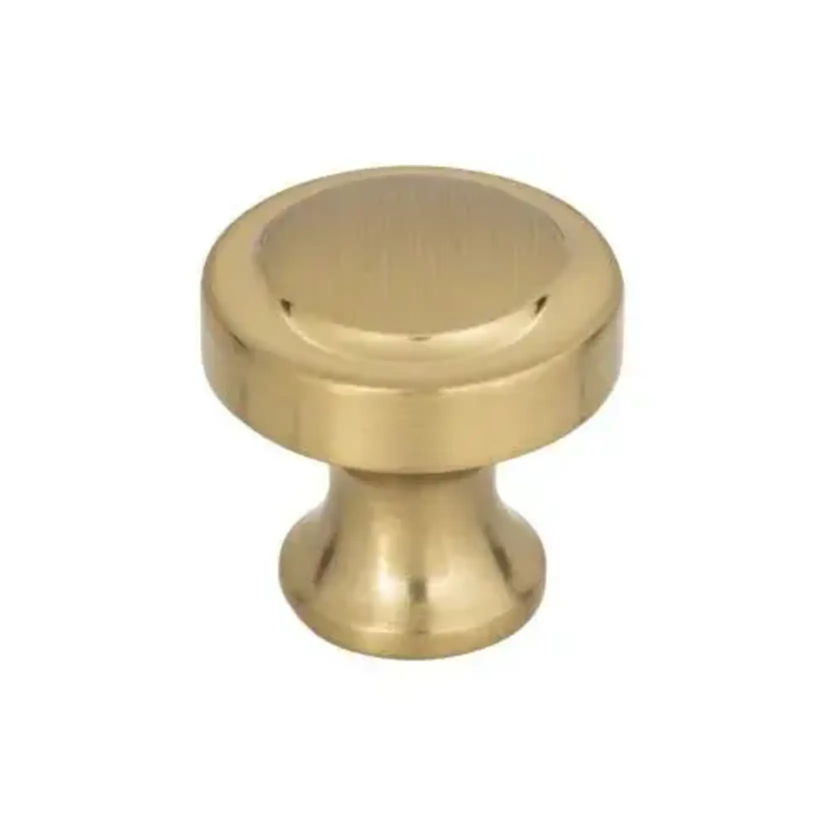 Bradbury Knob Warm Brass 1 1/4 Inch