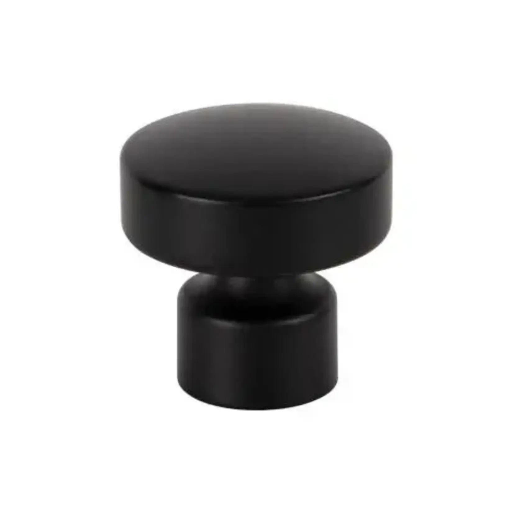 Lennox Knob Matte Black 1 1/4 in