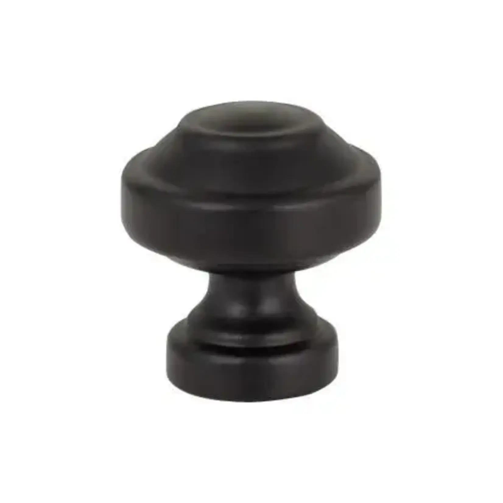Malin Knob Matte Black 1 1/8 Inch